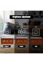 Digital Alarm Clock with Wireless Charger LED Desk Alarm Clock Temperature Display - 4