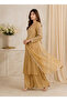 Ivory Mirror Work Embellished Suit Set – Women's Indian Ethnic Wear - 2