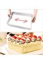 Mousse Mold, Professional Square Cake Frame with Adjustable Size, Sturdy Rectangular Mousse - 2