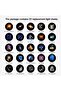[25 قطعة من الأفلام] جهاز عرض جالاكسي، جهاز عرض سماء مرصعة بالنجوم وضوء ليلي لعرض المجرات 2 في 1 مع 25 فيلمًا - 5