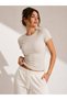 Set of 4 95% Cotton Anti-Sweat Breathable Full Length Slim Fit Lycra T-Shirts - 5