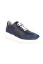 Lz5521 Women's Genuine Leather Suede Garnished Perforated Light Sole Casual Sneaker