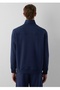 Patch Embroidery Half-Zip Loose Fit Men's Sweatshirt. - 3