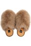 Tw Ella Brown Women's Plush House Slippers 37/41 - 4