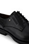 Men's Genuine Leather Black Classic Shoes - 7