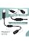 كابل USB قابل للفصل لجهاز Xbox 360، محول بديل لوحدة تحكم Xbox 360 متوافق مع لوجيتك - 3