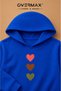 Children's Cute Hearts Printed Hooded Sweatshirt & Sweatpants Set – Ages 3-12 - 3
