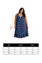 Women's Plus Size Thick Strap Lace Embroidered Collar Patterned Skirt Ruffle Nightgown Bamboo Cotton Blend Oversized Nightgown - 2