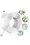 Multipurpose Double Sided Nano Tape | Washable Reusable Silicone Adhesive Strips | 2.5cm x 5m Wall & - 4
