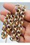 Two-Color Choker Necklace - Multi-Color - - 4