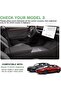 for Tesla Model 3 2024 Center Console Organizer - Upper Center Console Storage Tray Box Interior Acc - 2