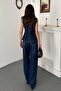 Blue Denim Double Set - 4