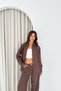 Women's Oversize Tencel Shirt and Pants Set - 5