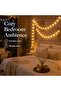 أضواء زينة كروية 10 متر 100 LED تعمل بالبطارية - 6