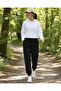 Women's Comfortable Cut Winter Sweatpants with Ribbed Cuffs and Ribbed Legs - 6