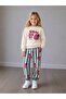 Girl's Strawberry Printed Striped Top and Bottom Set - 3