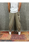 Elastic Waist Pleated Patterned Half-Shalwar - 2
