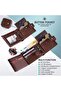 Genuine Leather Wallets for Men, Leather Multi-Functional RFID Blocking Wallet with 17 S - 2