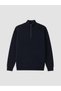 Half Zipper Fisherman Roba Collar Men's Knitwear Sweater for Style Enthusiasts from Uzg Store - 6