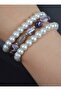 Amethyst and Quincy Bracelet Set - Multicolor - - 2