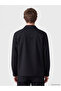 Xside Black Loose Fit Dobby Men's Shirt - 4