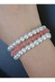 Rose Quartz Veince Bracelet Set - Multi-Colored - 3