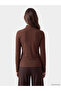 Uzg Store's Women's Ribbed Body with High Collar for Style Enthusiasts - 5