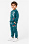 Boy's Skateboard Printed Sweatshirt and Sweatpants 2-Piece Set 1-4 Years Old Ak115 - 2