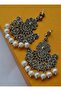 Indian Earrings - Silver Color - - 2
