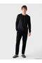 Peak New Season Black Regular Fit Men's Pajama Set