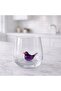 Glass Cup with Bird Figure - 2