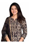 Black Viscose Printed Kurta Set - ALV2204 | Black-Size:L-40-Inches - 4