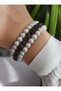 Lal Granat Vei̇nci̇ Bracelet Set - Multi-Colored - 2