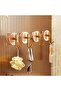 Self Adhesive Hooks,Wall Hooks Acrylic Robe Hooks,Coat Clothes Holder for/Bathroom/Kitchen/Be - 7