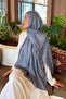 Gg Pattern Ayrobin Floral Jacquard Shawl Gray - 4