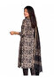 Black Viscose Printed Kurta Set - ALV2204 | Black-Size:L-40-Inches - 3