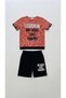 Nazar 20126 Boy's Sports Shorts T-Shirt Set - 2