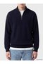Half Zipper Fisherman Roba Collar Men's Knitwear Sweater for Style Enthusiasts from Uzg Store - 4