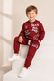 Boy's Skateboard Printed Sweatshirt and Sweatpants 2-Piece Set 1-4 Years Old Ak115 - 4