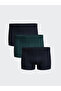 Ozmarka New Season Standard Fit Cotton Flexible Men's Boxer 3-Pack