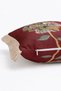 Artistic Collage Rose Patterned Vintage Decorative Fringed Throw Pillow Cover - 4