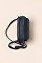Navy Blue Color Multi-Compartment Crossbody Shoulder Bag - 4