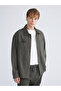 Comfortable Fit Long Sleeve Velvet Men's Shirt Jacket from Uzg Store for Style Enthusiasts