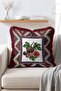 Ethnic Kilim Border-Edged Figurine Patterned Authentic Fringed Throw Pillow Cover - 2