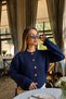 Women's Crew Neck Heart Buttoned Knitwear Cardigan