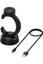 متوافق مع حامل شحن USB لـ Garmin Vivoactive 6، شاحن USB-C بديل - 2
