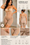 Women's Body Shaper Corset Underbust Tummy Tightener with Hooks, Hip and Leg Shaping Shorts - 6