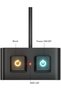 External Extended Power Button for Desktop Computers, Aluminum Shell Button with LED Light, Light-Tr - 2