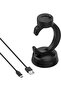 متوافق مع حامل شحن USB لـ Garmin Vivoactive 6، شاحن USB-C بديل