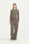 Wide Leg Trousers - Smoked